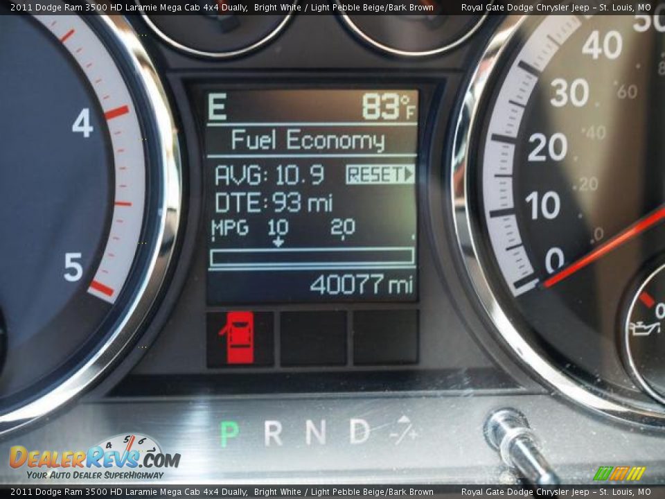 2011 Dodge Ram 3500 HD Laramie Mega Cab 4x4 Dually Bright White / Light Pebble Beige/Bark Brown Photo #14
