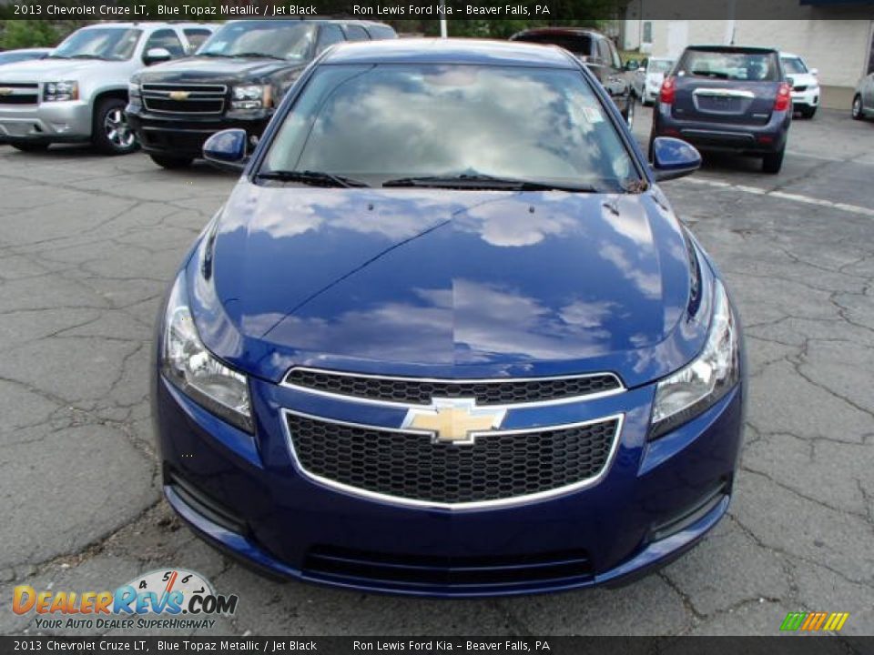 2013 Chevrolet Cruze LT Blue Topaz Metallic / Jet Black Photo #3