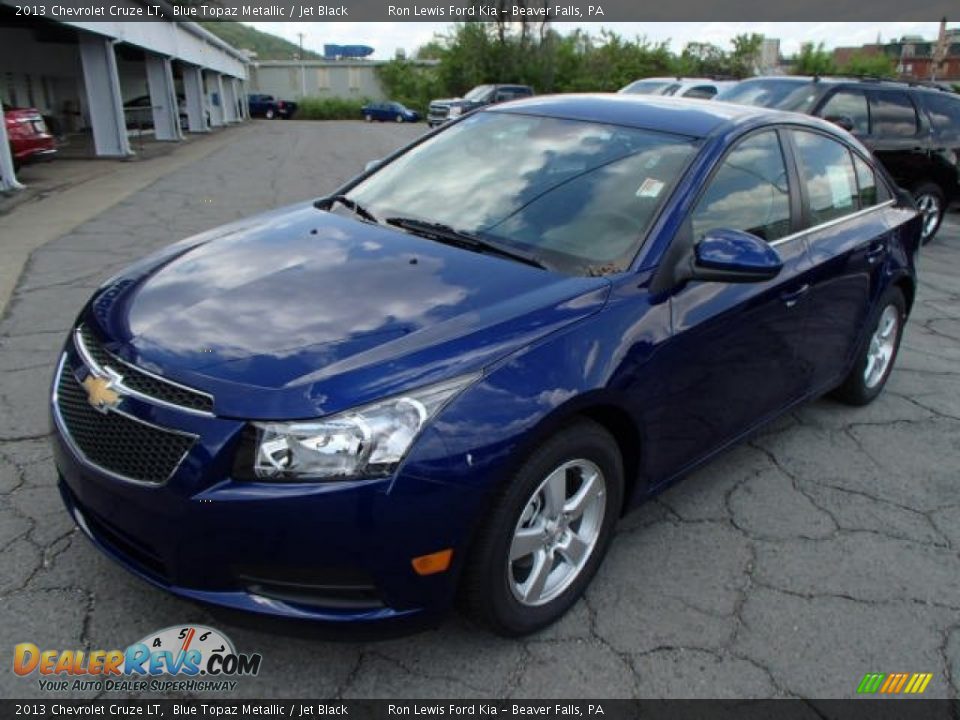 2013 Chevrolet Cruze LT Blue Topaz Metallic / Jet Black Photo #4