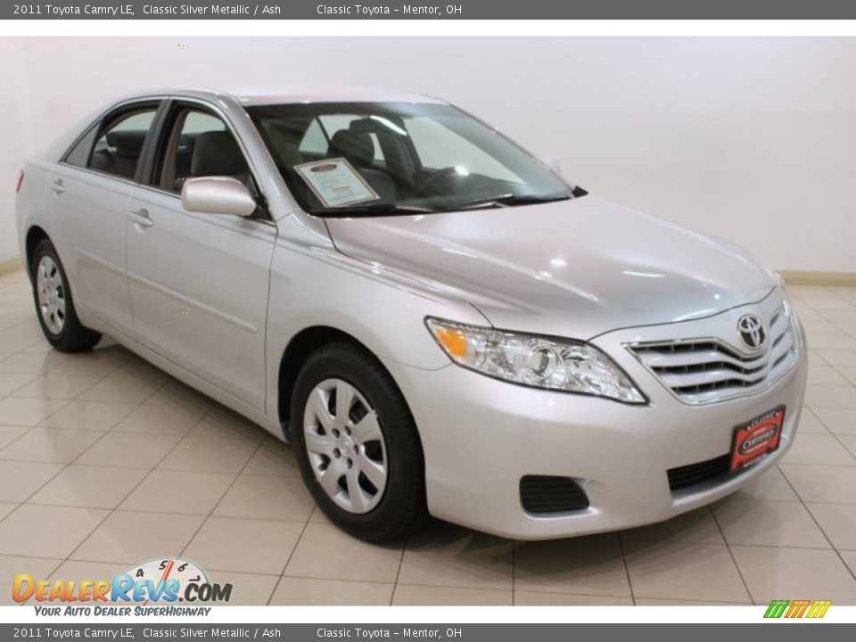 2011 Toyota Camry LE Classic Silver Metallic / Ash Photo #1