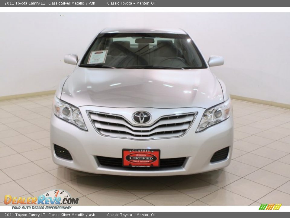 2011 Toyota Camry LE Classic Silver Metallic / Ash Photo #2