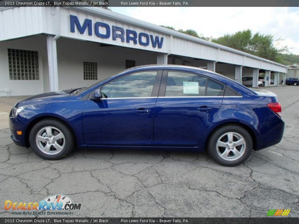 2013 Chevrolet Cruze LT Blue Topaz Metallic / Jet Black Photo #5
