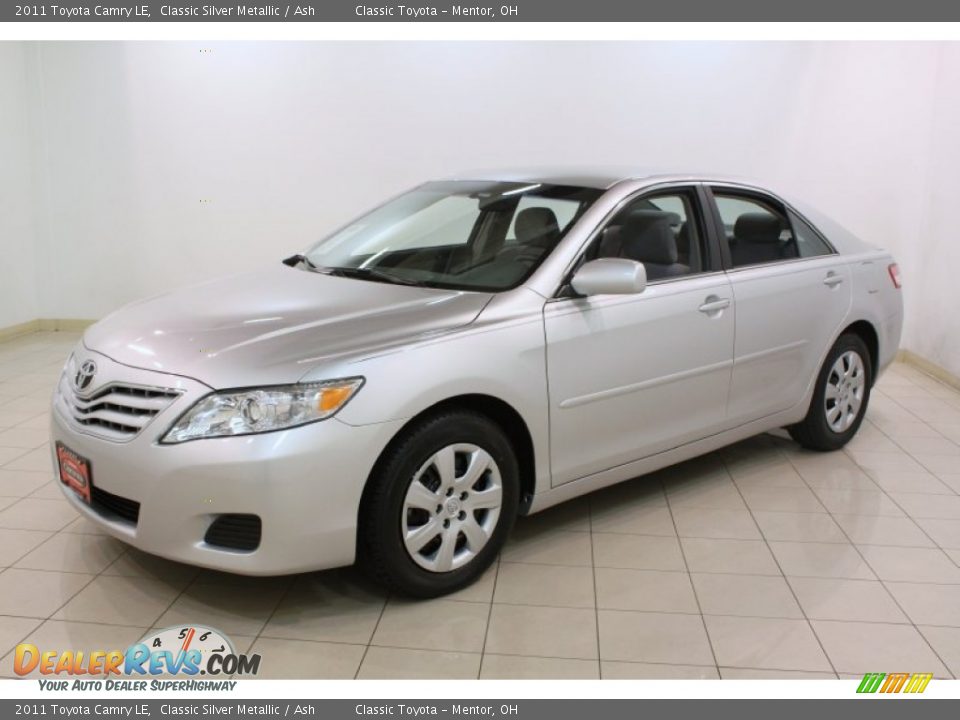 2011 Toyota Camry LE Classic Silver Metallic / Ash Photo #3