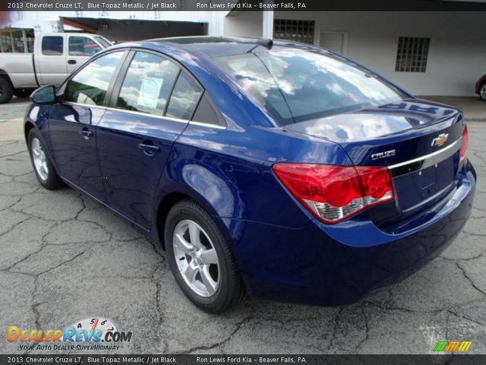 2013 Chevrolet Cruze LT Blue Topaz Metallic / Jet Black Photo #6