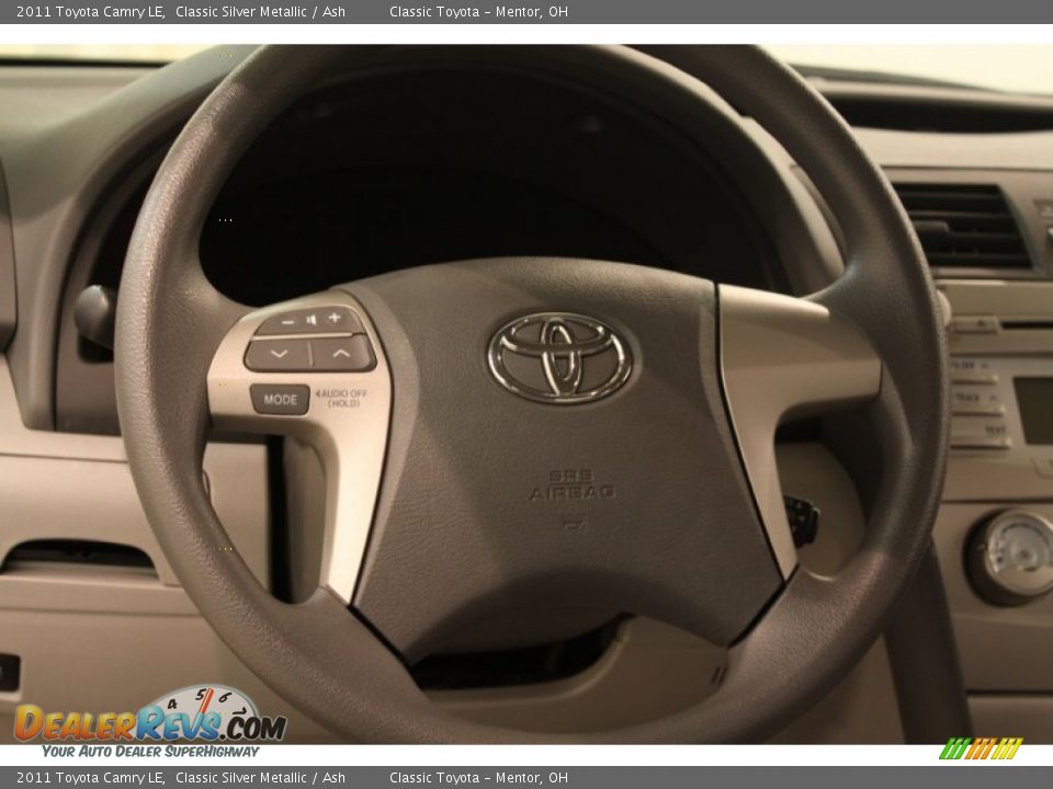 2011 Toyota Camry LE Classic Silver Metallic / Ash Photo #6