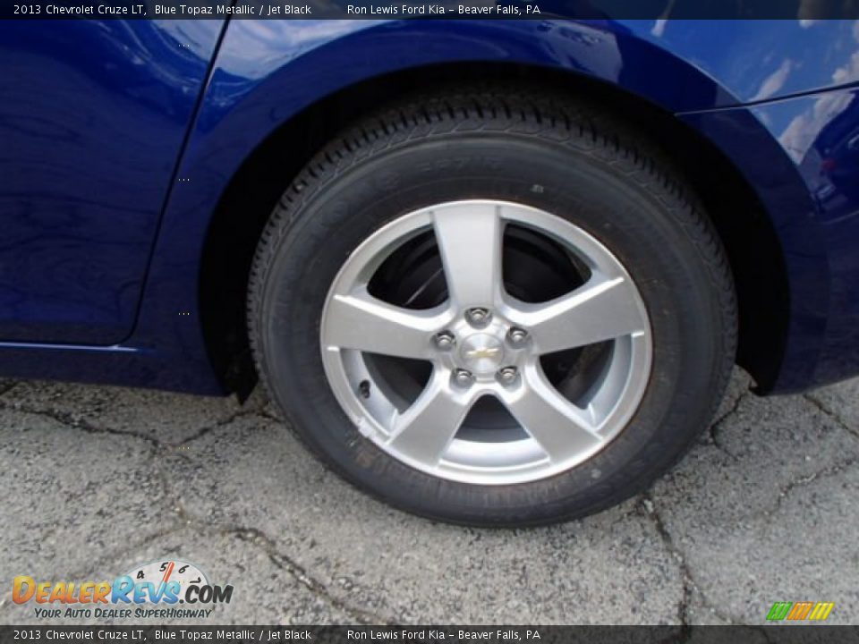 2013 Chevrolet Cruze LT Blue Topaz Metallic / Jet Black Photo #9