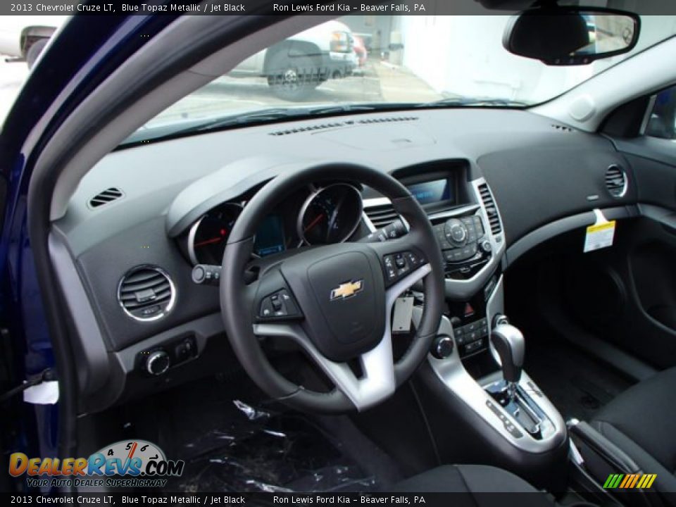 2013 Chevrolet Cruze LT Blue Topaz Metallic / Jet Black Photo #10