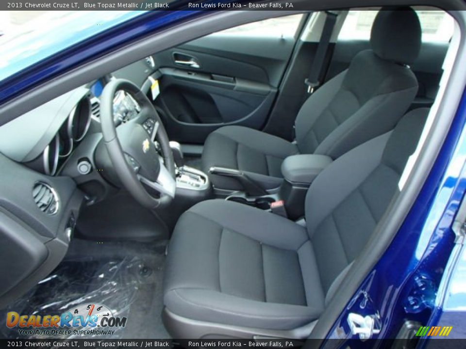 2013 Chevrolet Cruze LT Blue Topaz Metallic / Jet Black Photo #11