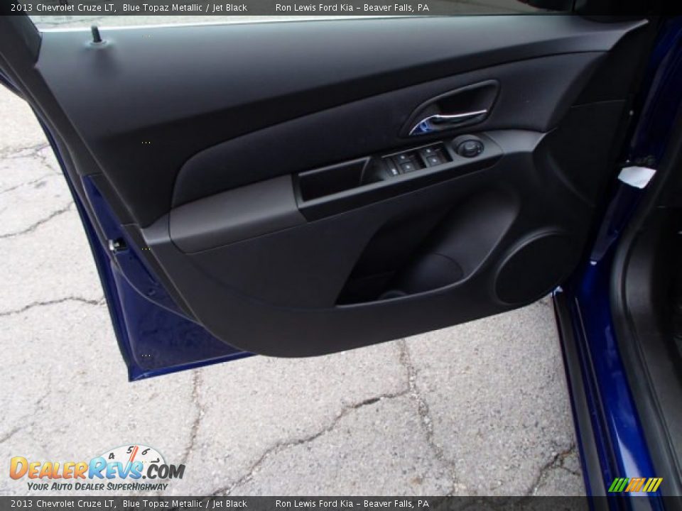 2013 Chevrolet Cruze LT Blue Topaz Metallic / Jet Black Photo #12