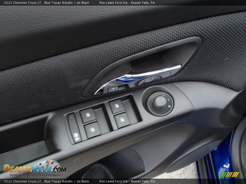 2013 Chevrolet Cruze LT Blue Topaz Metallic / Jet Black Photo #15