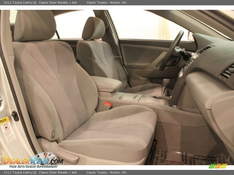 2011 Toyota Camry LE Classic Silver Metallic / Ash Photo #12