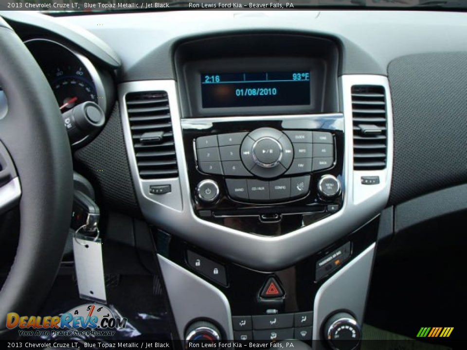 2013 Chevrolet Cruze LT Blue Topaz Metallic / Jet Black Photo #16