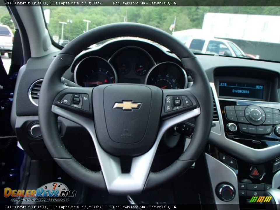 2013 Chevrolet Cruze LT Blue Topaz Metallic / Jet Black Photo #18