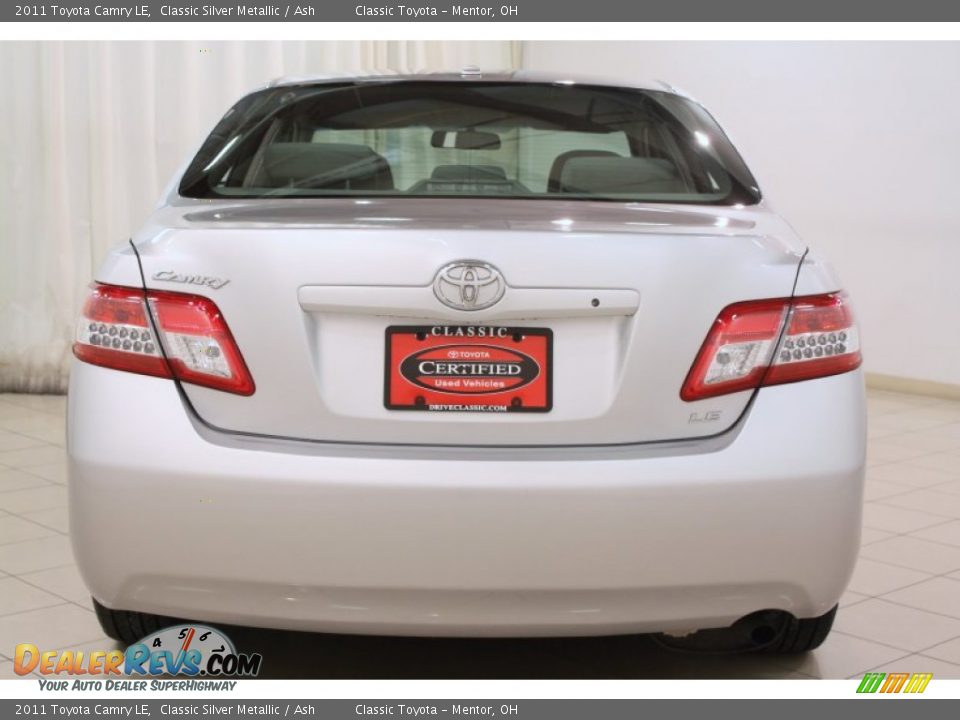 2011 Toyota Camry LE Classic Silver Metallic / Ash Photo #15