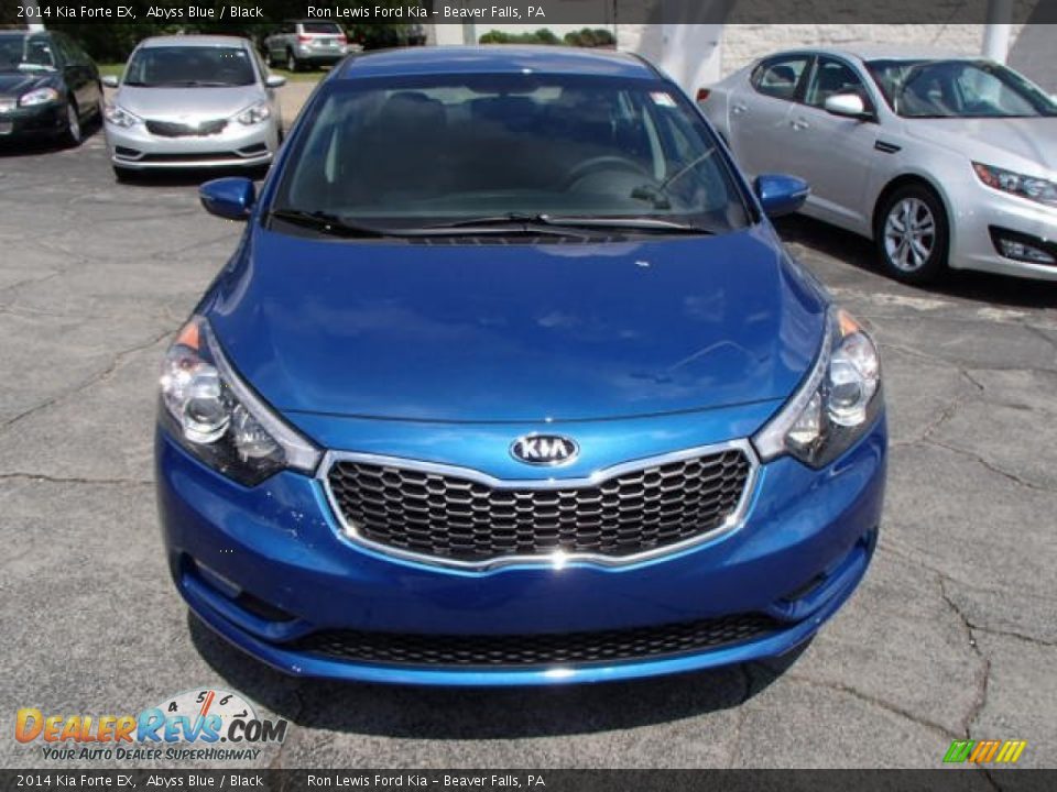 2014 Kia Forte EX Abyss Blue / Black Photo #3