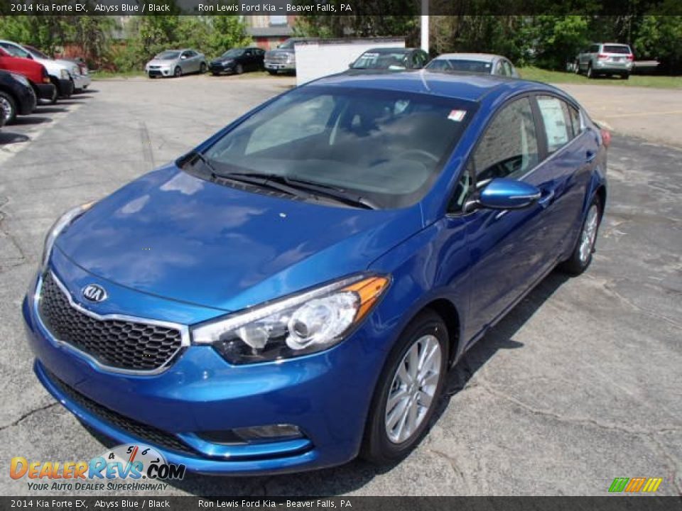 2014 Kia Forte EX Abyss Blue / Black Photo #4