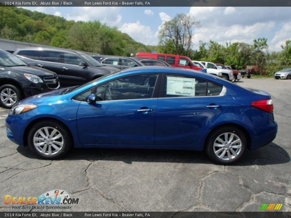 2014 Kia Forte EX Abyss Blue / Black Photo #5