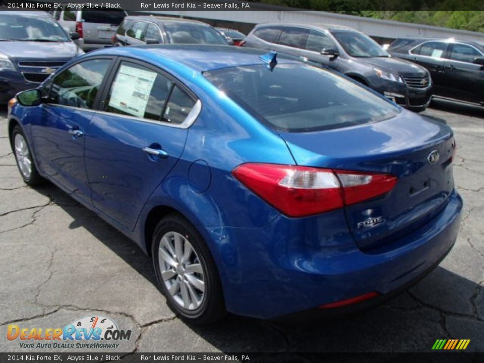 2014 Kia Forte EX Abyss Blue / Black Photo #6