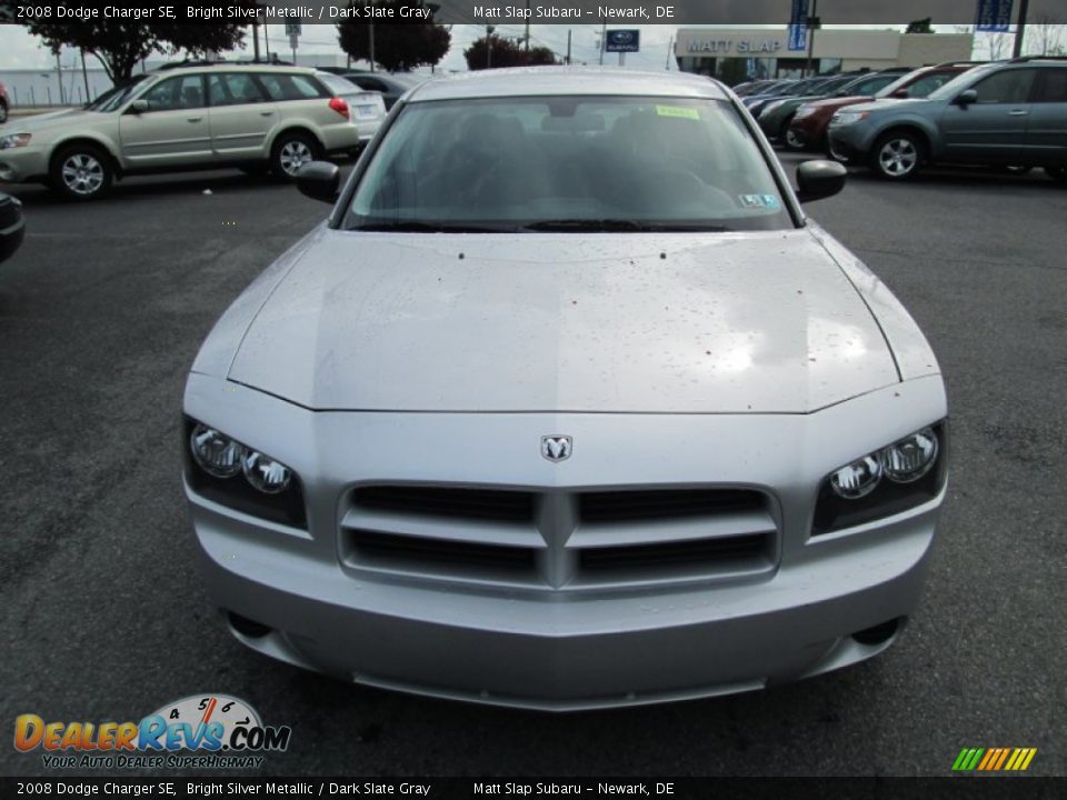2008 Dodge Charger SE Bright Silver Metallic / Dark Slate Gray Photo #3