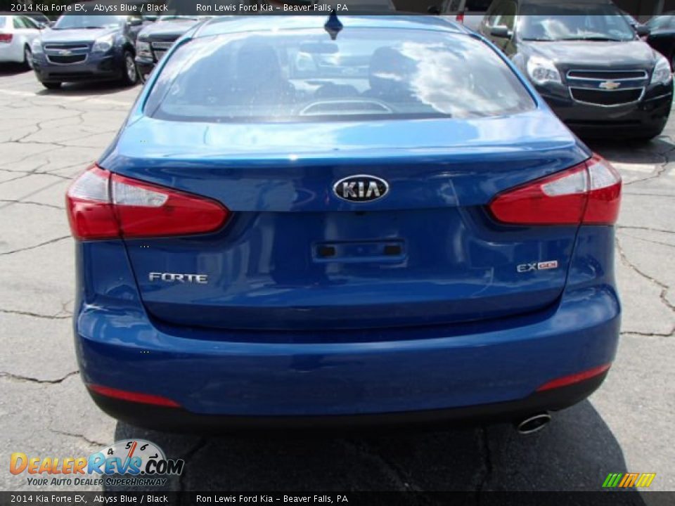 2014 Kia Forte EX Abyss Blue / Black Photo #7