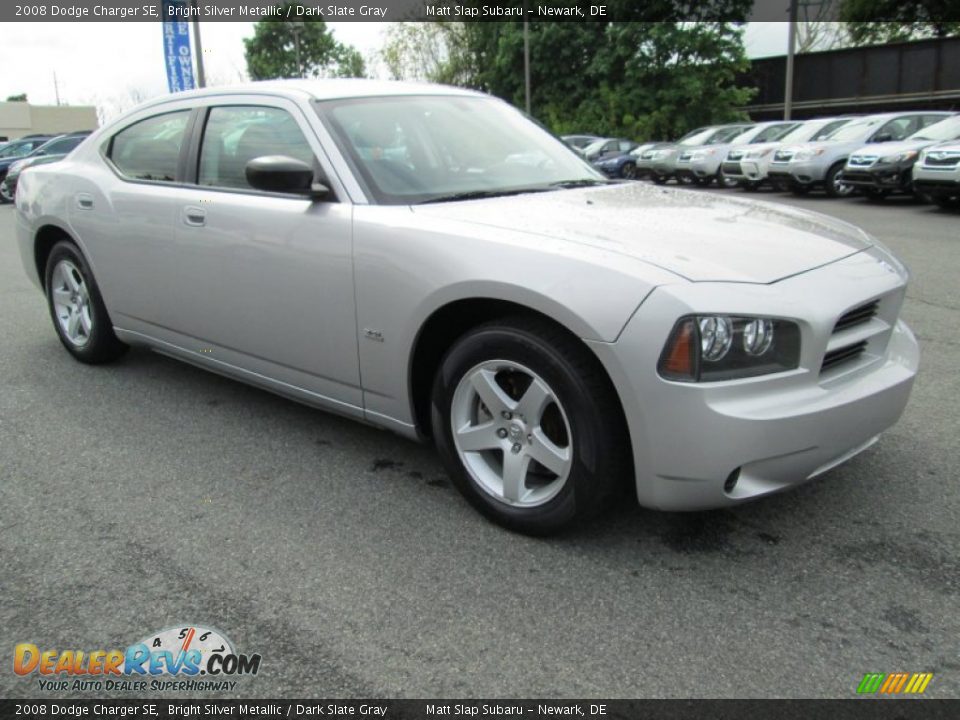 2008 Dodge Charger SE Bright Silver Metallic / Dark Slate Gray Photo #4
