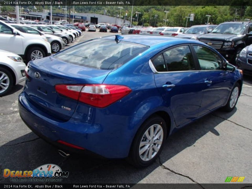 2014 Kia Forte EX Abyss Blue / Black Photo #8