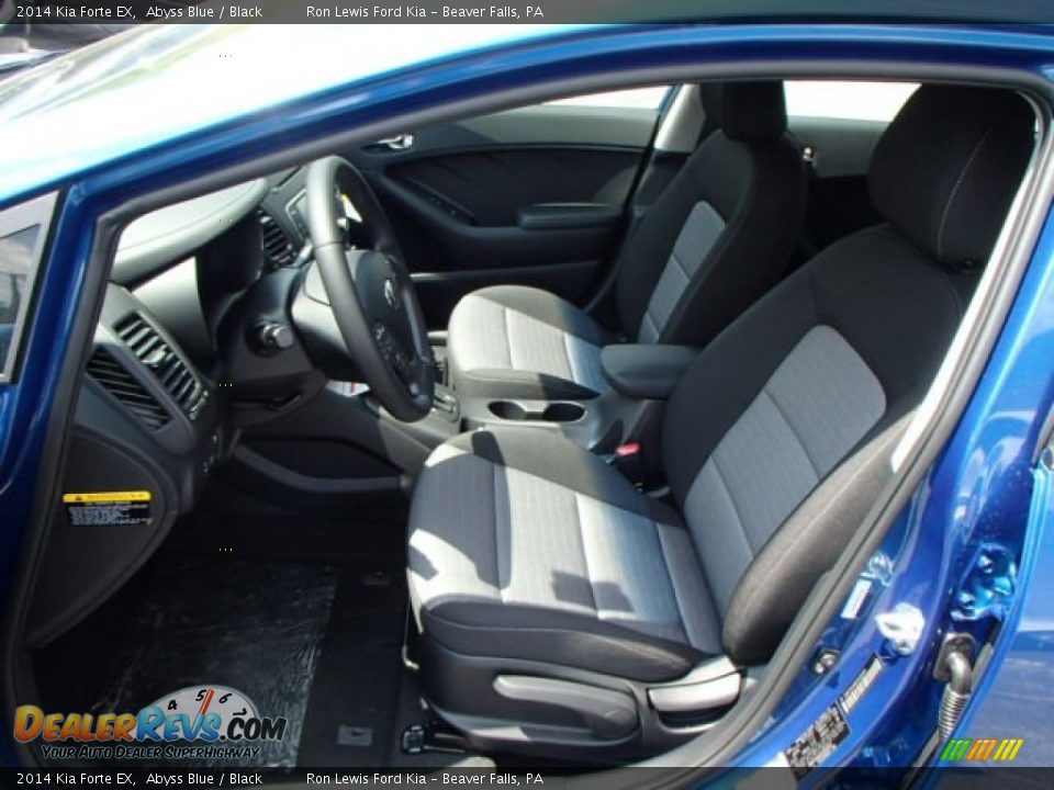 2014 Kia Forte EX Abyss Blue / Black Photo #11