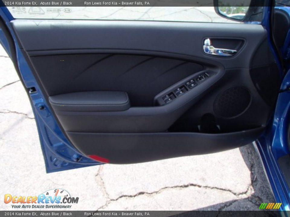 2014 Kia Forte EX Abyss Blue / Black Photo #12
