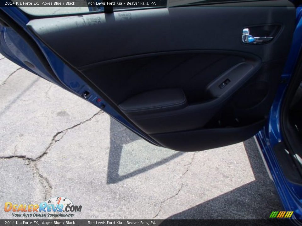 2014 Kia Forte EX Abyss Blue / Black Photo #14