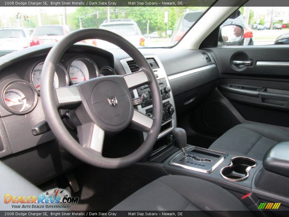 2008 Dodge Charger SE Bright Silver Metallic / Dark Slate Gray Photo #10