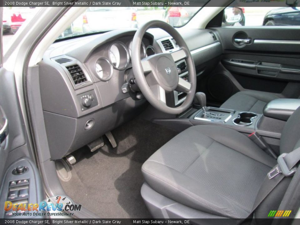 Dark Slate Gray Interior - 2008 Dodge Charger SE Photo #11