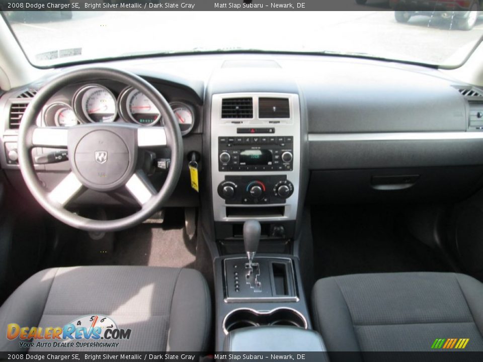 2008 Dodge Charger SE Bright Silver Metallic / Dark Slate Gray Photo #23