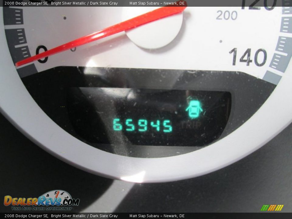 2008 Dodge Charger SE Bright Silver Metallic / Dark Slate Gray Photo #27