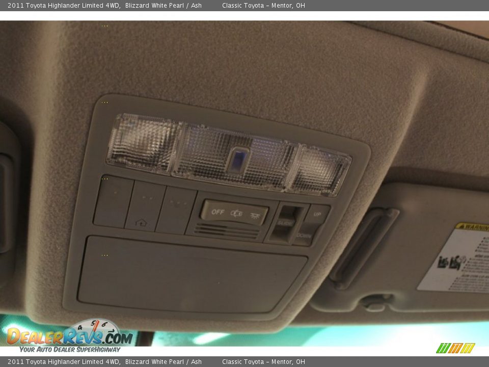 2011 Toyota Highlander Limited 4WD Blizzard White Pearl / Ash Photo #12