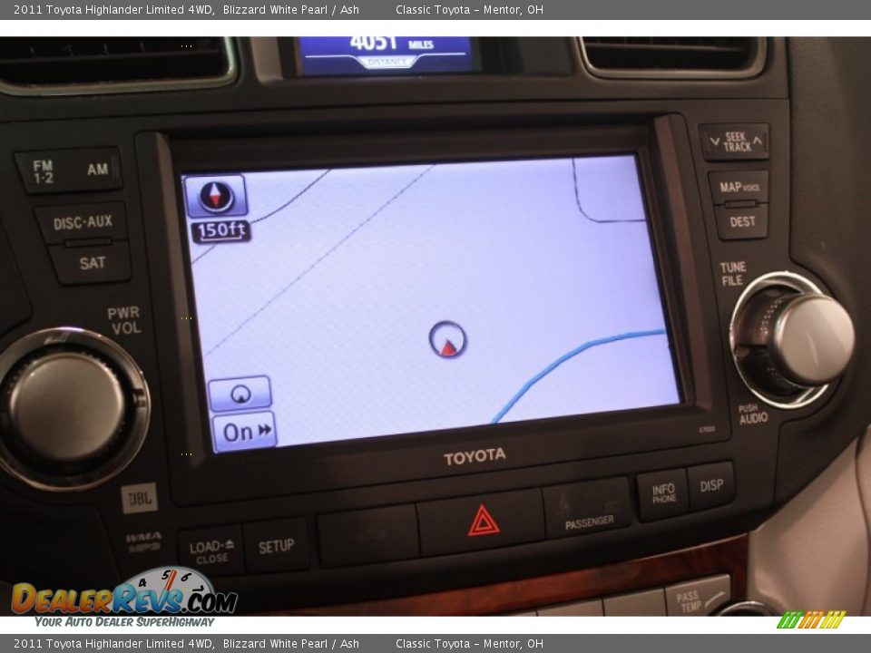 2011 Toyota Highlander Limited 4WD Blizzard White Pearl / Ash Photo #30