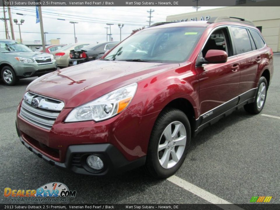 2013 Subaru Outback 2.5i Premium Venetian Red Pearl / Black Photo #2