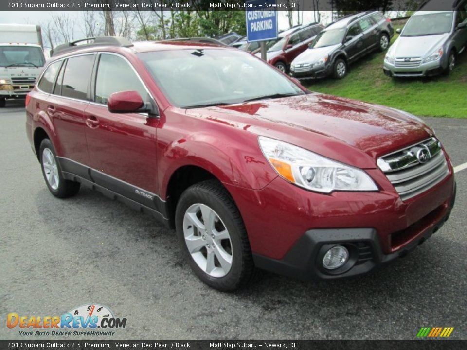 2013 Subaru Outback 2.5i Premium Venetian Red Pearl / Black Photo #4