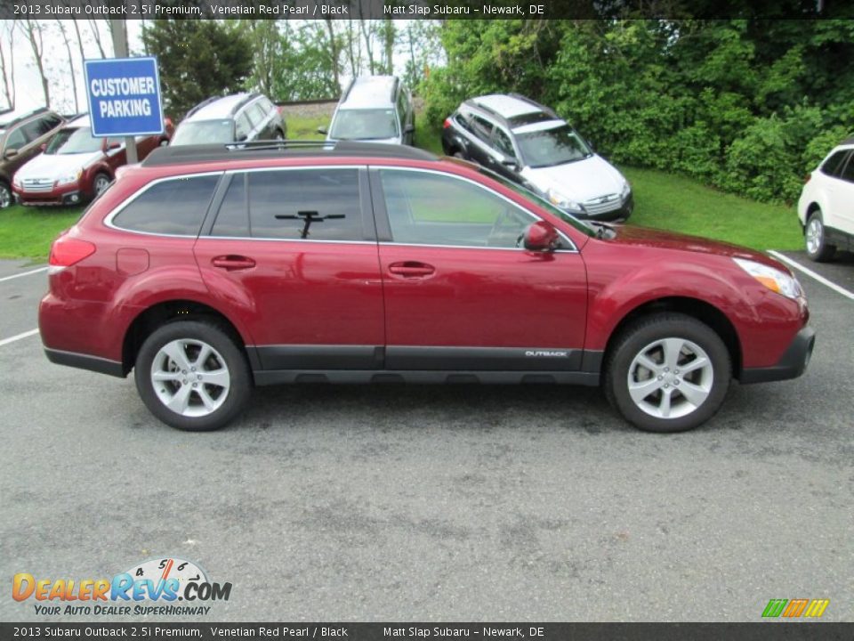 2013 Subaru Outback 2.5i Premium Venetian Red Pearl / Black Photo #5