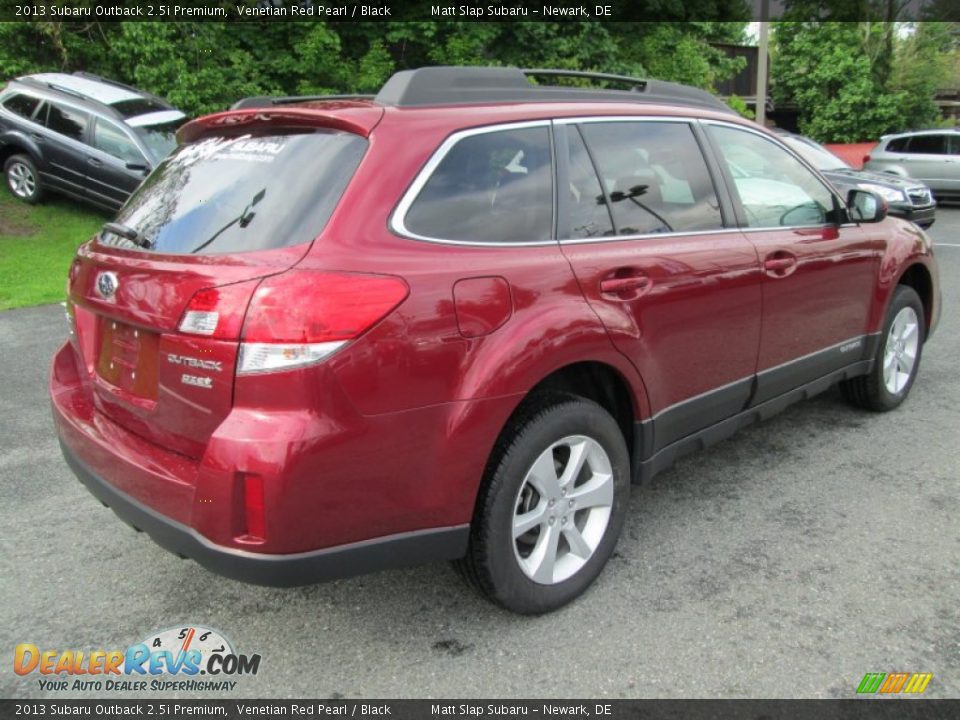 2013 Subaru Outback 2.5i Premium Venetian Red Pearl / Black Photo #6