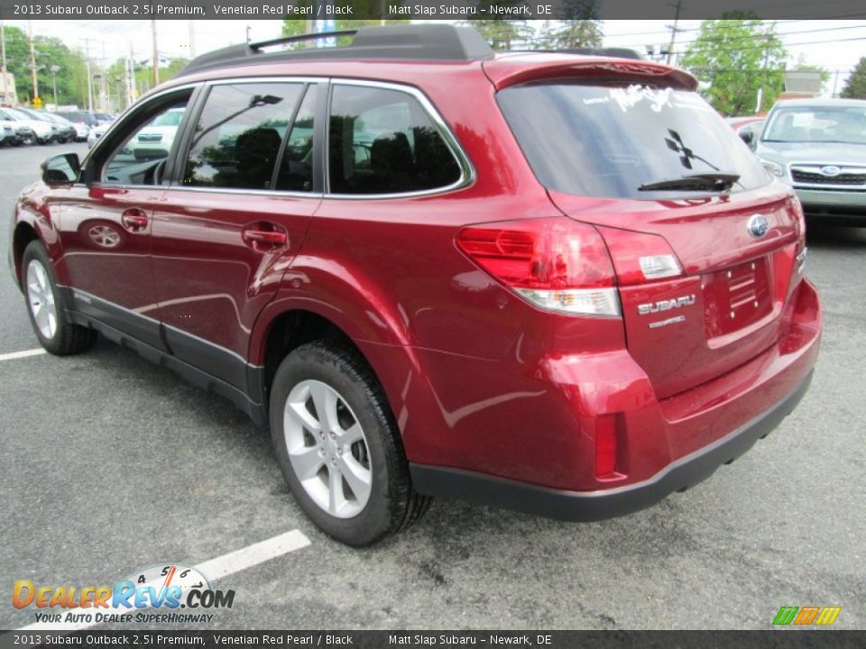 2013 Subaru Outback 2.5i Premium Venetian Red Pearl / Black Photo #8