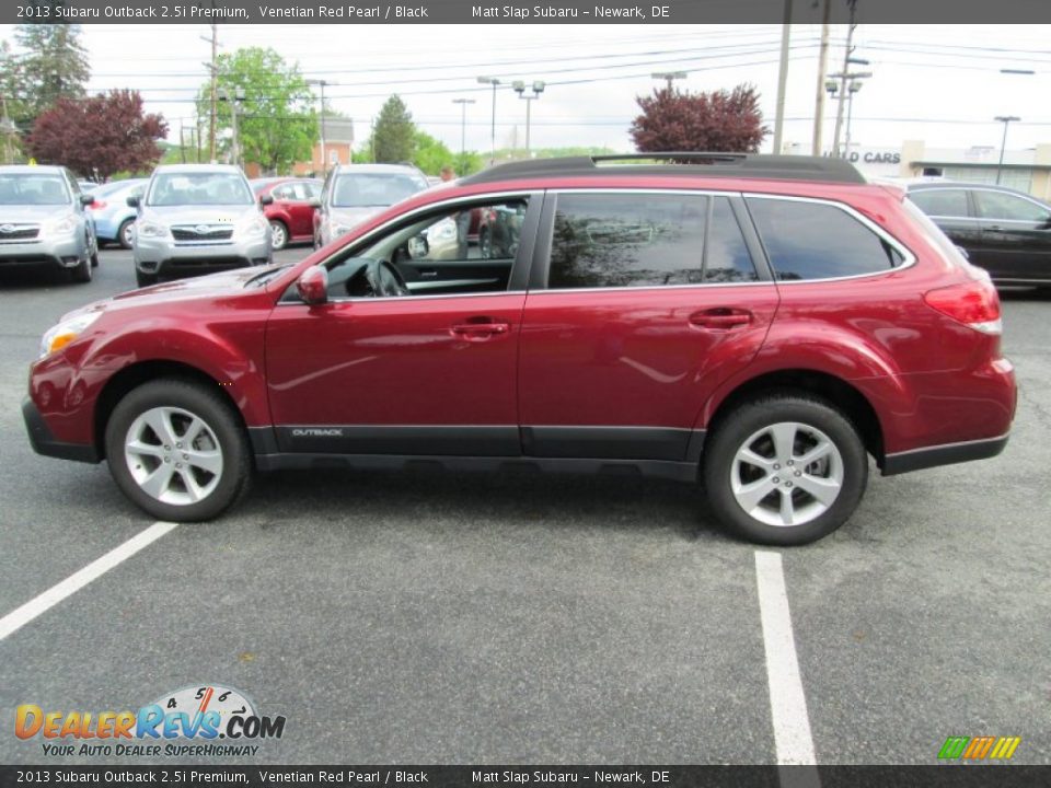 2013 Subaru Outback 2.5i Premium Venetian Red Pearl / Black Photo #9