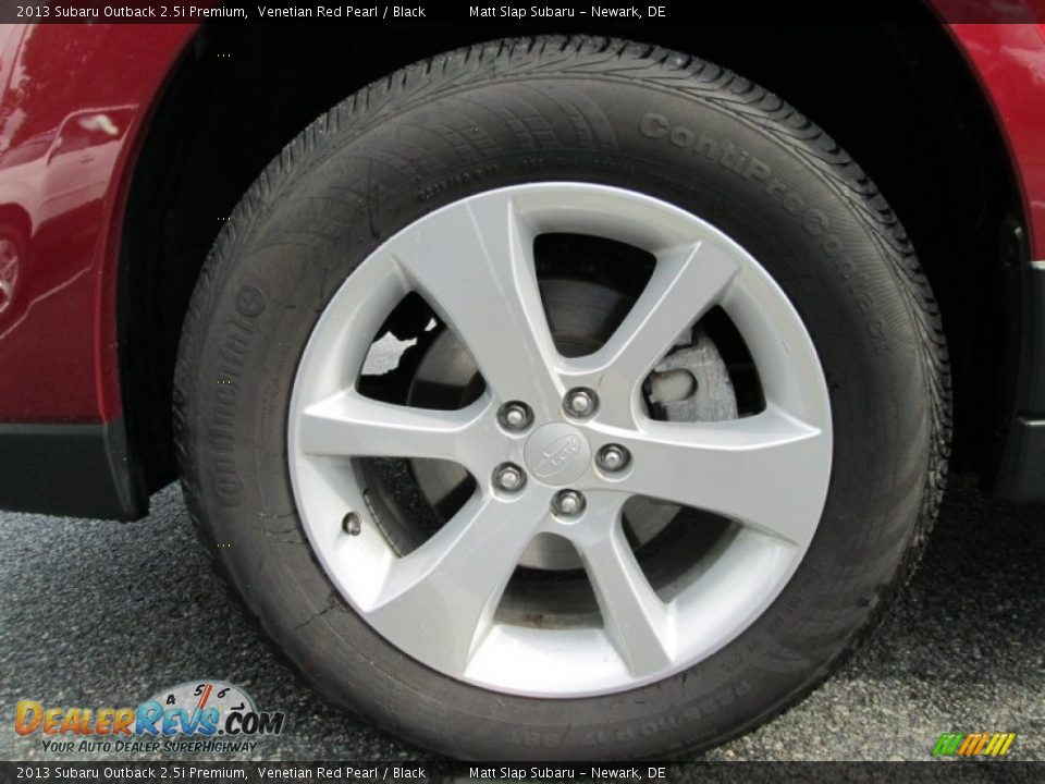 2013 Subaru Outback 2.5i Premium Venetian Red Pearl / Black Photo #20