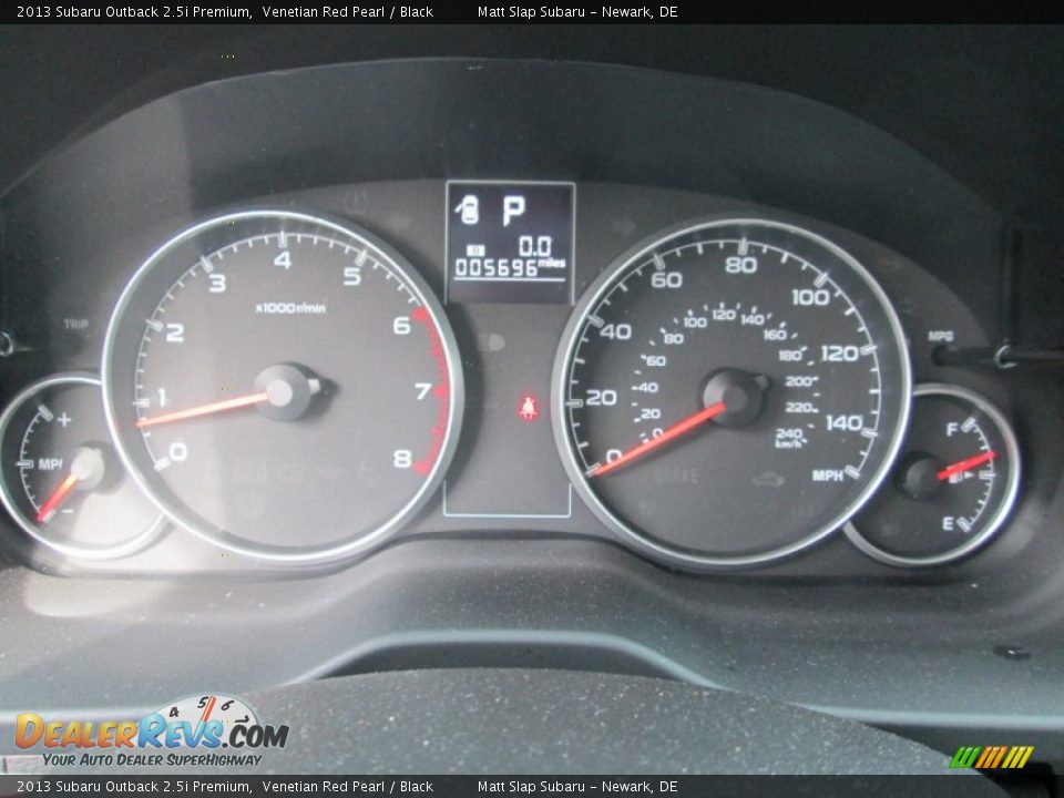 2013 Subaru Outback 2.5i Premium Venetian Red Pearl / Black Photo #26