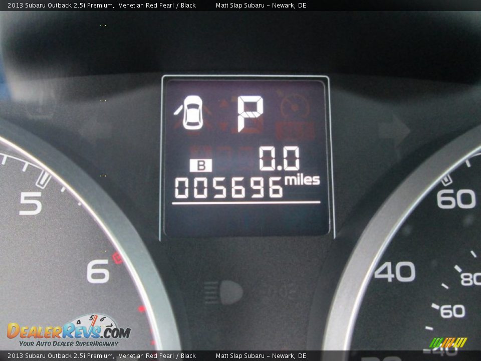 2013 Subaru Outback 2.5i Premium Venetian Red Pearl / Black Photo #27