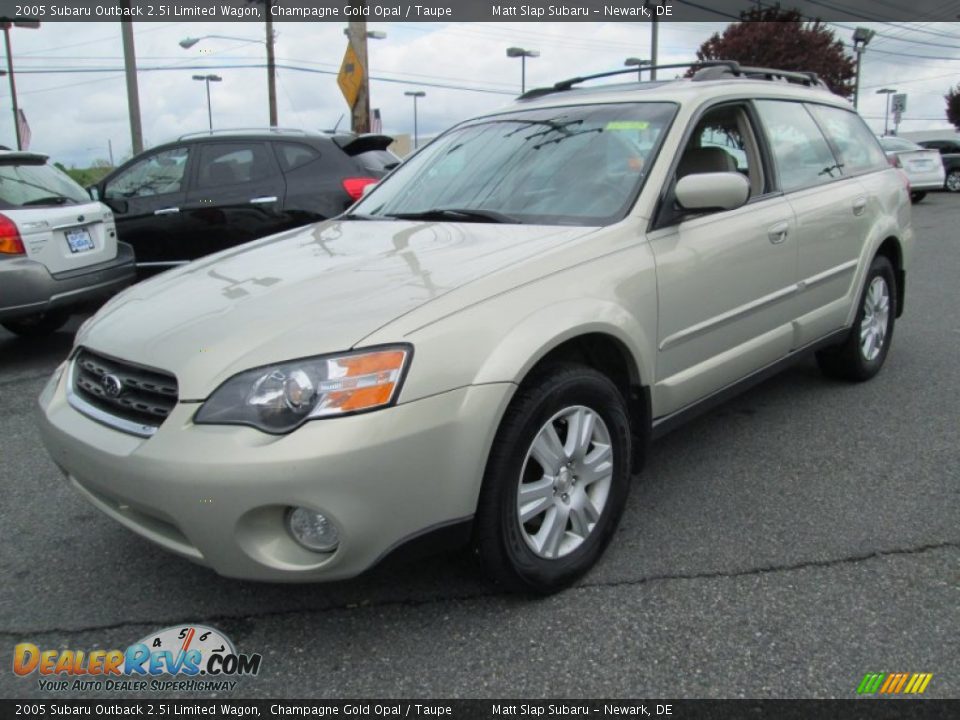 2005 Subaru Outback 2.5i Limited Wagon Champagne Gold Opal / Taupe Photo #2