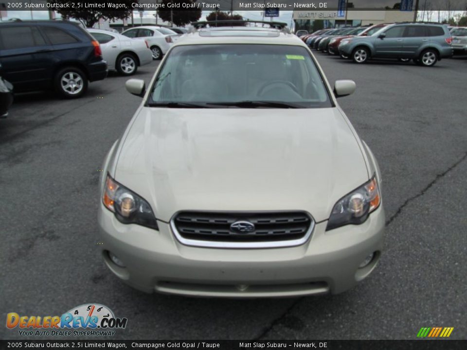 2005 Subaru Outback 2.5i Limited Wagon Champagne Gold Opal / Taupe Photo #3