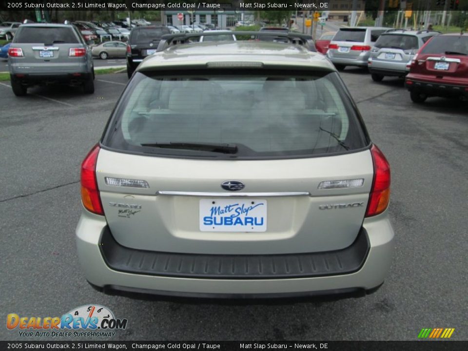 2005 Subaru Outback 2.5i Limited Wagon Champagne Gold Opal / Taupe Photo #7