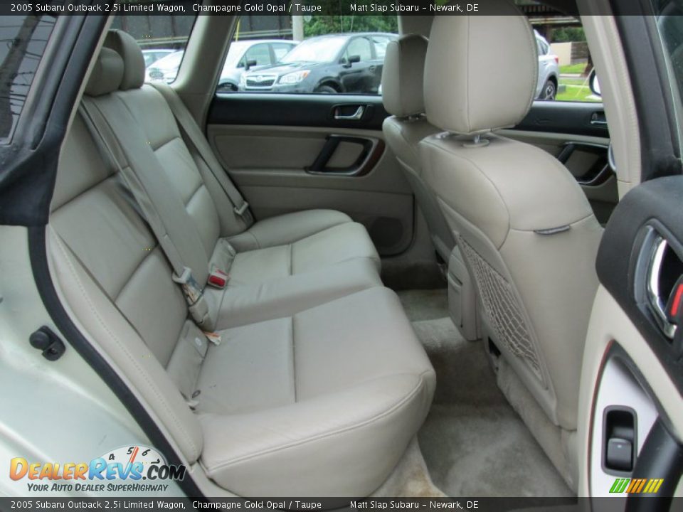 Rear Seat of 2005 Subaru Outback 2.5i Limited Wagon Photo #17