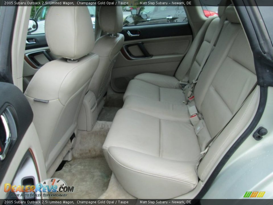 Rear Seat of 2005 Subaru Outback 2.5i Limited Wagon Photo #19