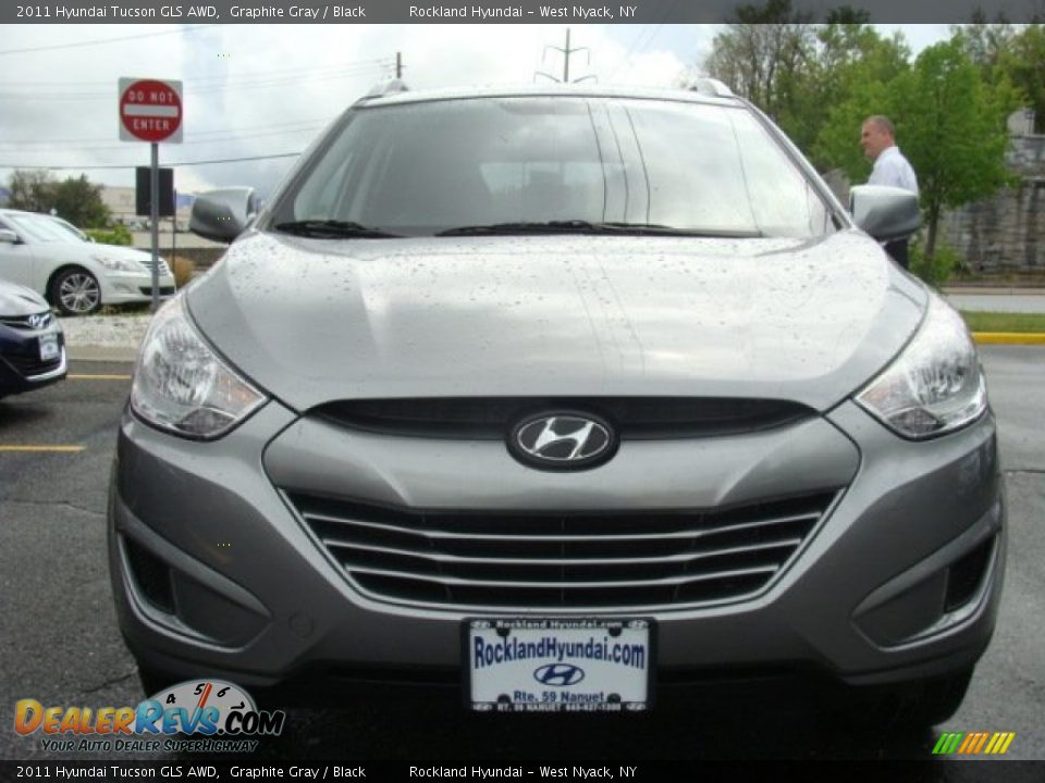 2011 Hyundai Tucson GLS AWD Graphite Gray / Black Photo #2